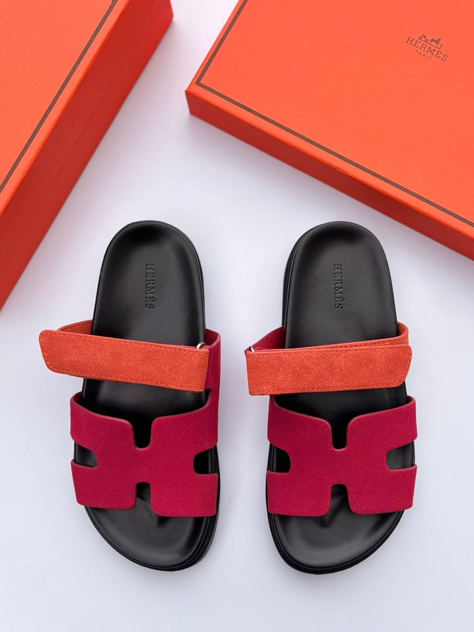 Hermès Chypre Sandal (Rose Pourpre/Rouge Feu)