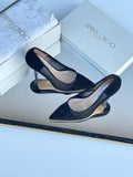 Jimmy Choo Ixia 95 Mesh Pumps (Black)