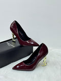Saint Laurent Opyum Pumps (Burgundy/Bordeaux)