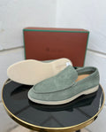 Loro Piana Summer Walk Loafers (Mentha/Light Green)
