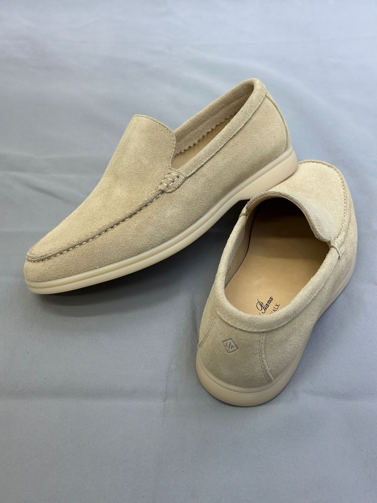 Loro Piana Summer Walk Loafers (Sand/Beige)