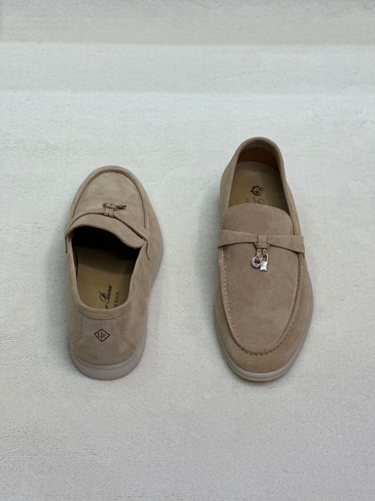 Loro Piana Summer Walk Loafer (Sand / Beige Suede)