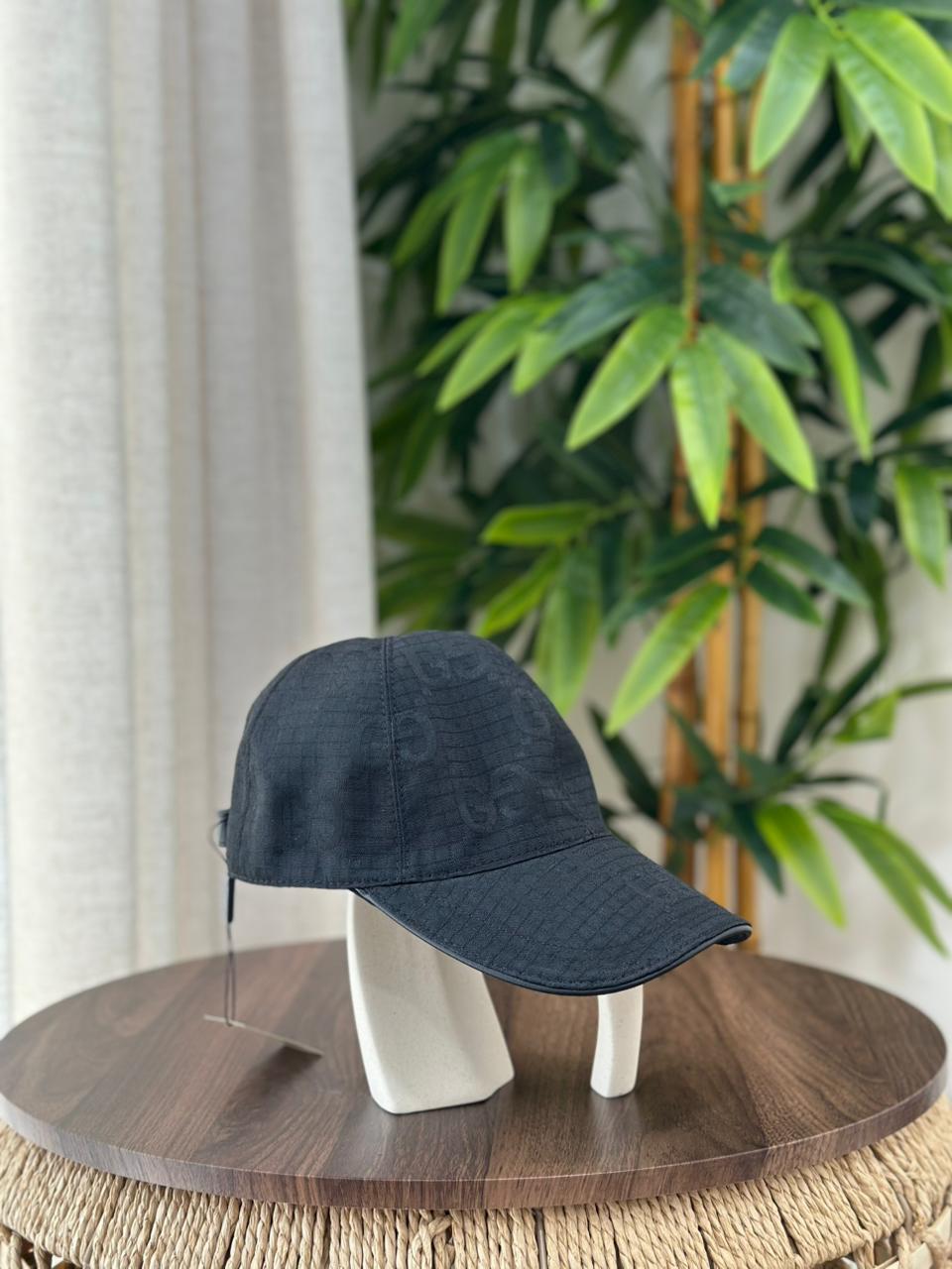 Jumbo GG Canvas Baseball Hat (Black)