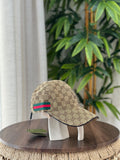 Gucci Original GG Canvas Baseball Hat with Web (Beige/Ebony)