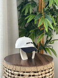 Miu Miu Embroidered Logo Cap (White/Black)