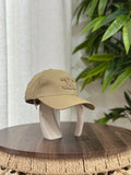 CELINE Triomphe Baseball Cap in Cotton (Khaki/Beige)