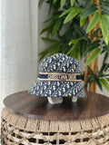 Christian Dior D-Player Dior Oblique Bucket Hat (Blue / Beige)