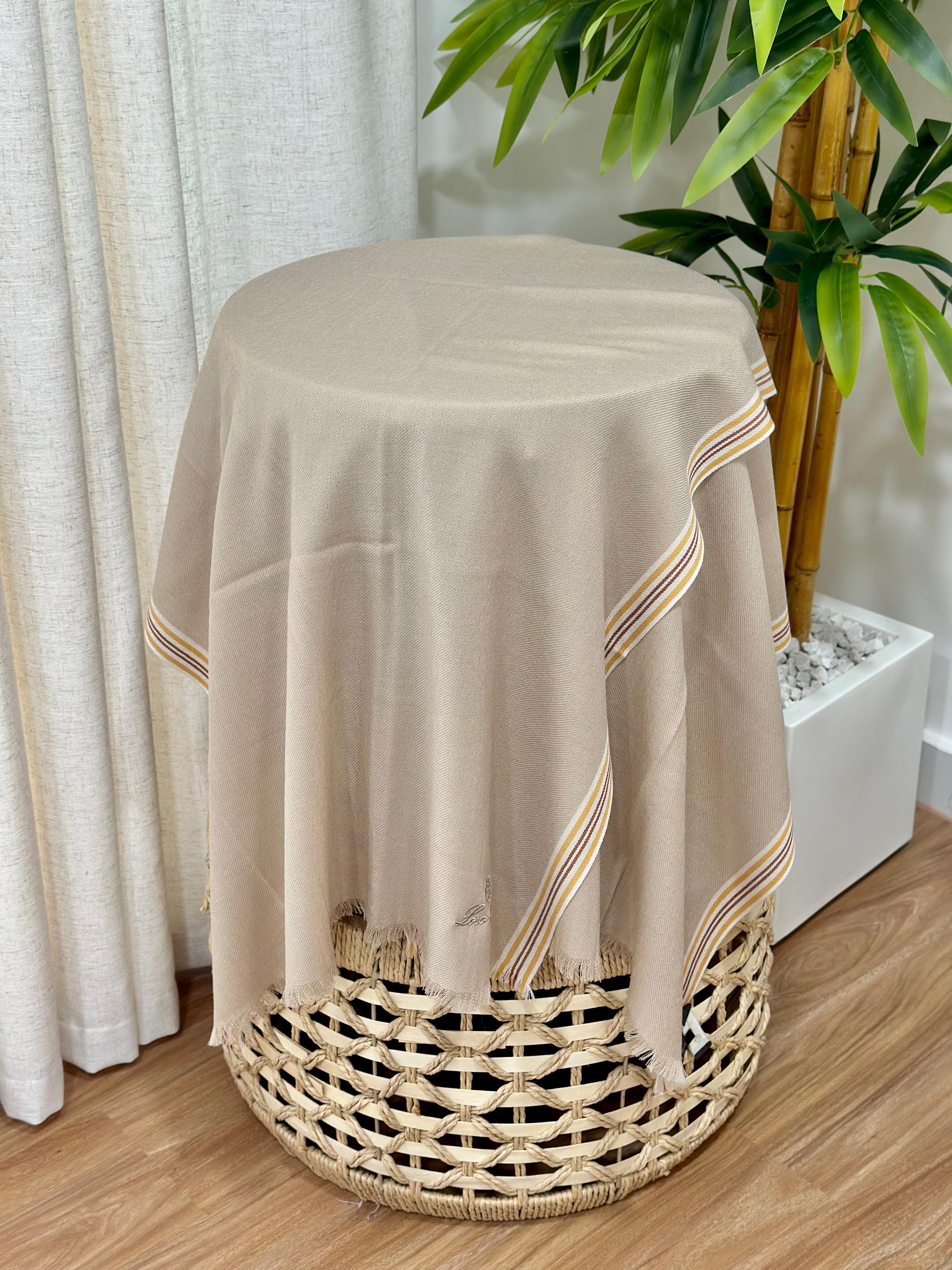 Loro Piana Opera Stole (Sand/Taupe)
