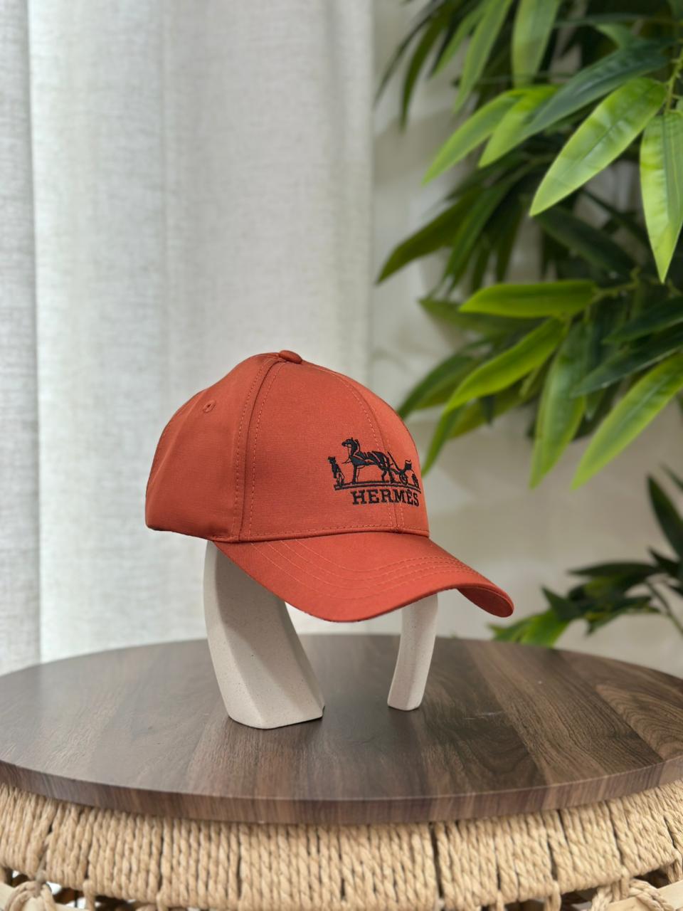 Hermès Nevada Calèche Cap (Orange)