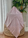Chanel Camellia Jacquard Silk Square Scarf (Light Pink)