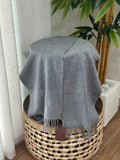 Loro Piana Grande Unita Scarf (Grey)