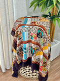 Louis Vuitton World Tour Monogram Scarf (Brown/Multi)