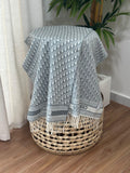 Dior Oblique Blanket Scarf (Grey/White)