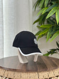 Hermès Miles "H Circle" Cap (Noir/Blanc)