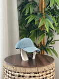 Miu Miu Denim Logo Cap (Light Blue)