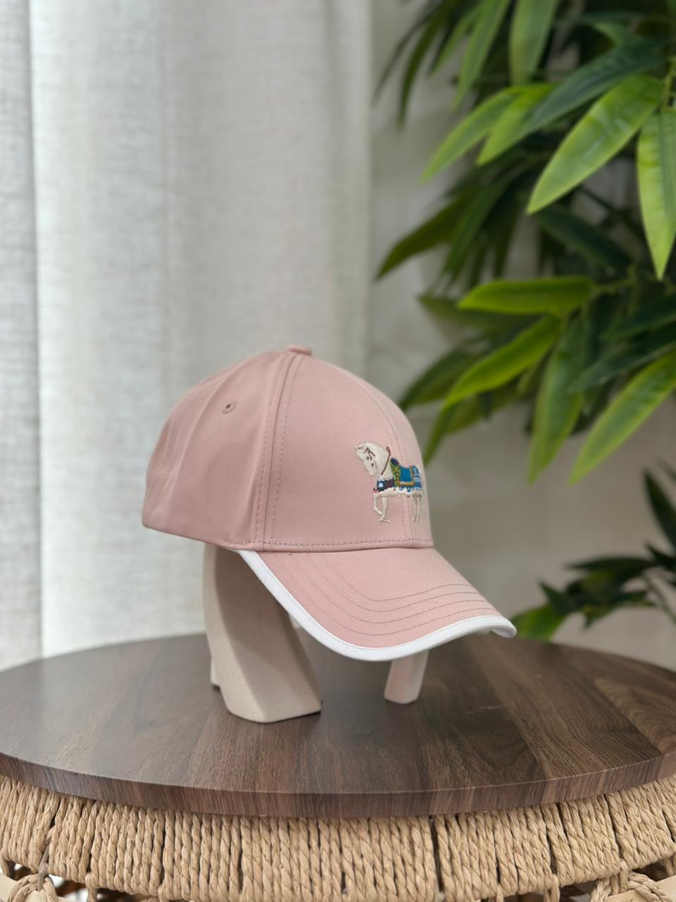 Hermès Nevada Carousel Cap (Pink/Rose)