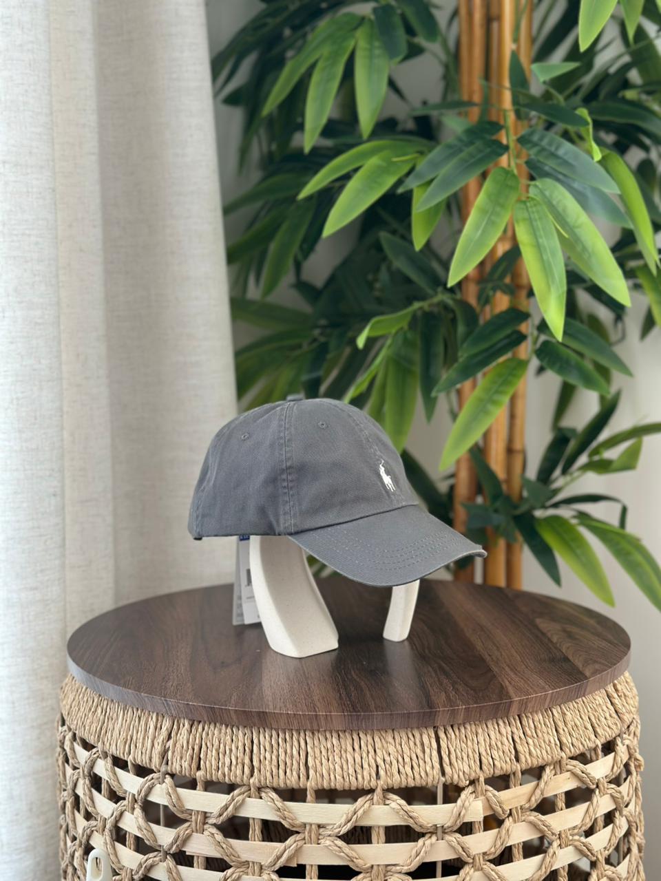 Polo Ralph Lauren Cotton Chino Baseball Cap (Grey)