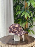 Gucci Jumbo GG Canvas Baseball Hat (Brown/Tan)
