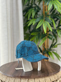 Gucci Jumbo GG Canvas Baseball Hat (Blue/Black)