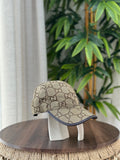 Gucci Jumbo GG Canvas Baseball Hat (Beige/Ebony)