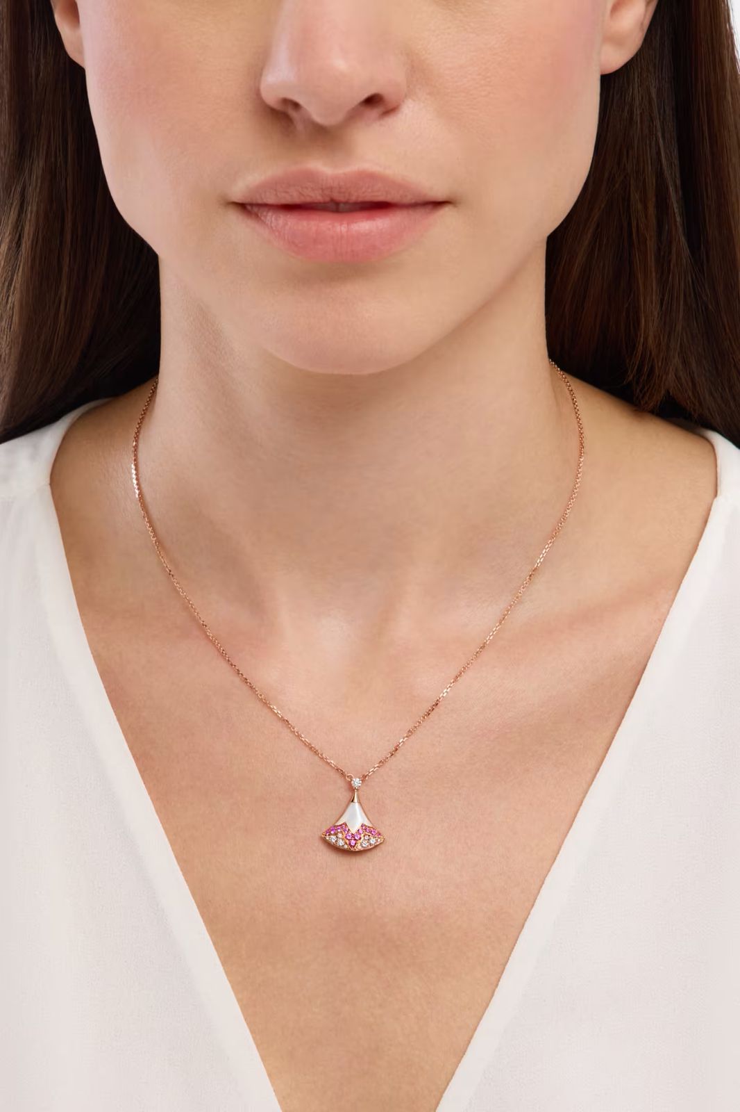 Bulgari Divas' Dream Jewelry Set (Mother-of-Pearl, Pink Sapphires, and Diamonds) (Copy)
