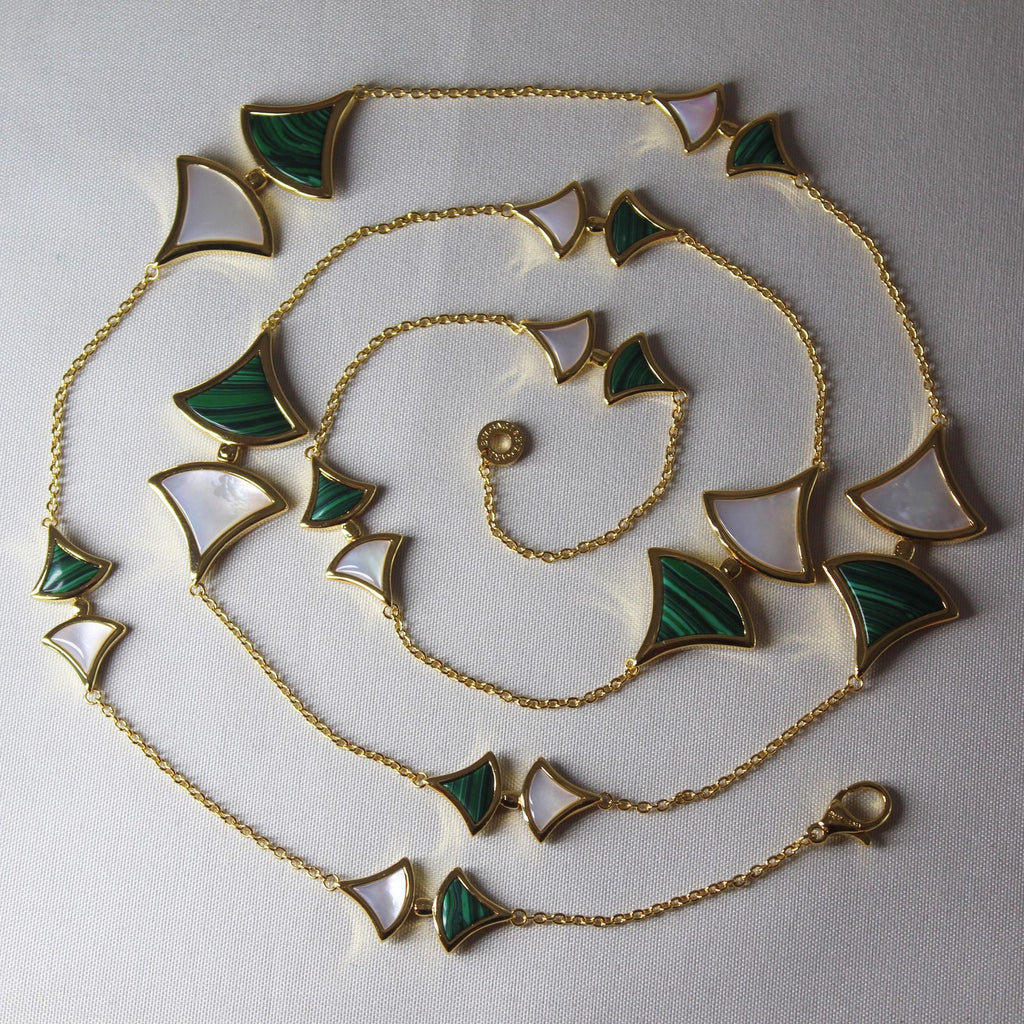 Bulgari Divas' Dream Jewelry Set (Malachite and Mother-of-Pearl)