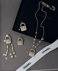 Chanel Pearl Micro Bag Jewelry Set (Gold/Pearl)