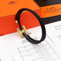 Hermès Glenan H Bracelet (Black/Gold)