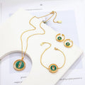 Messika Lucky Move Color Set (Yellow Gold and Malachite)