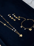 Dior Lucky Charms Jewelry Set (Gold/Pearl)