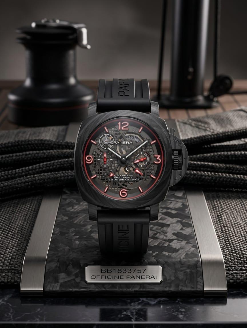 Panerai Submersible S Brabus Luna Rossa Edition (Black/Red)