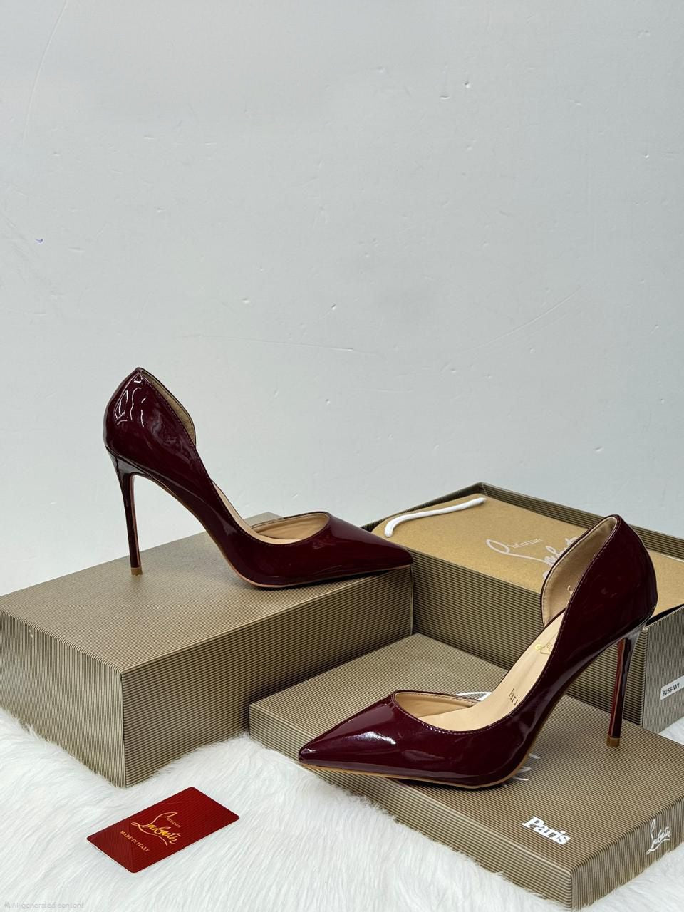 Christian Louboutin Iriza Pumps (Burgundy/Bordeaux)