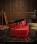 Valentino Garavani VLogo Signature Belt (Red)