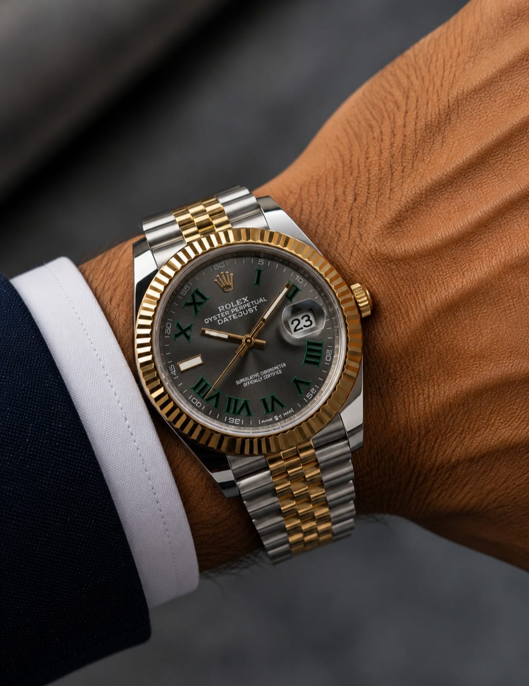 Rolex Datejust 41 Two-Tone Yellow Gold/Oystersteel (Wimbledon Dial)
