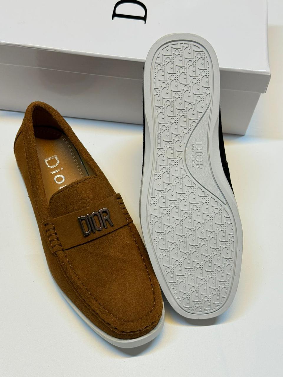Dior Granville Loafer (Tan/Cognac Suede)