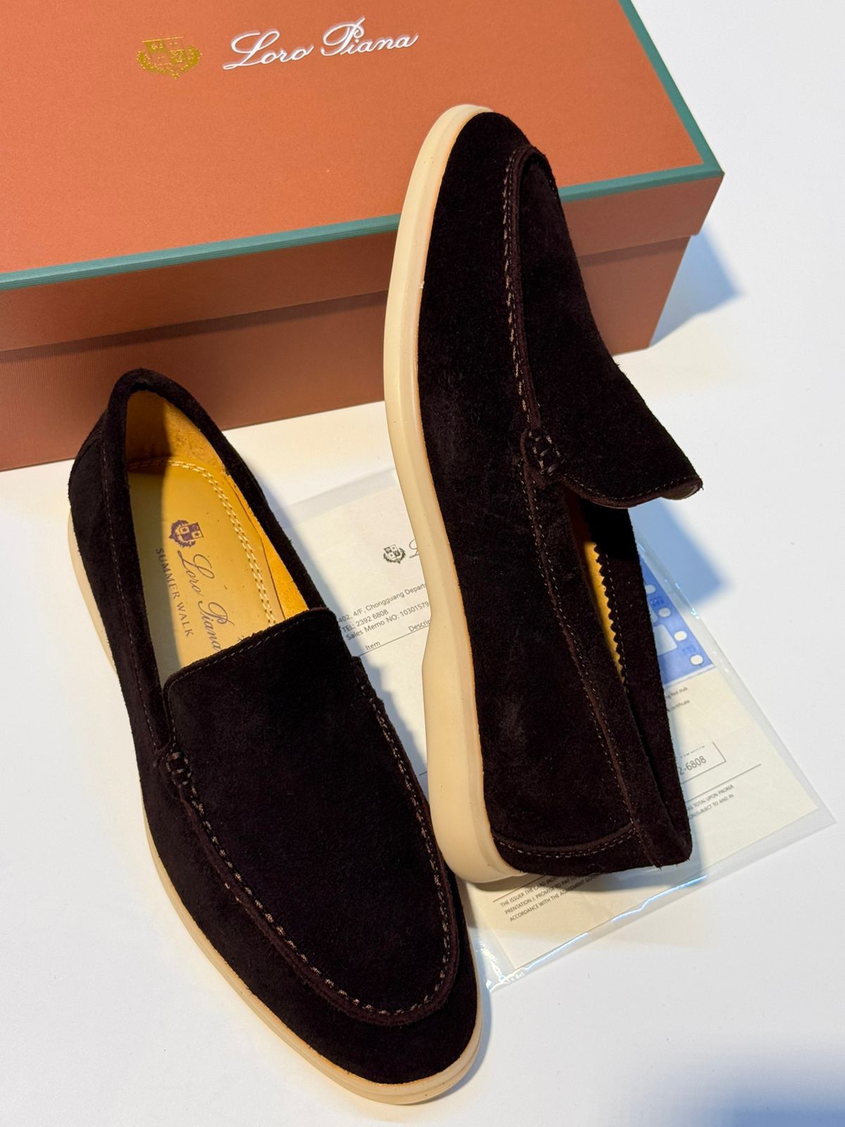 Loro Piana Summer Walk (Chocolate/Dark Brown)