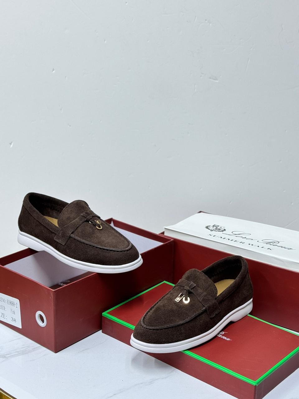 Loro Piana Summer Walk (Chocolate/Dark Brown)