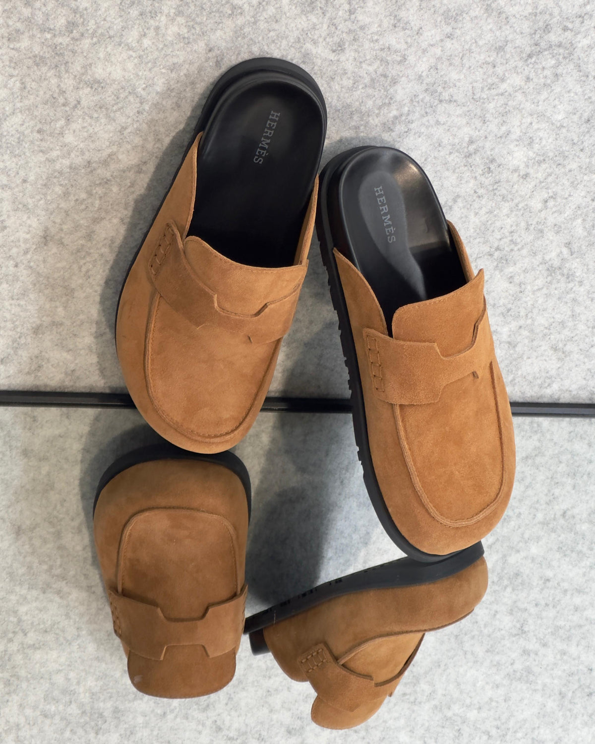 Hermès Fuze Mule (Tabac / Tan)