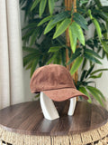 Loro Piana Reversible Corduroy Baseball Cap (Chestnut Brown / Ebano)