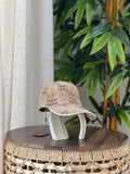 Chanel CC Monogram Jacquard Baseball Cap (Beige / Brown)