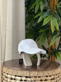 Chanel CC Monogram Jacquard Baseball Cap (White)