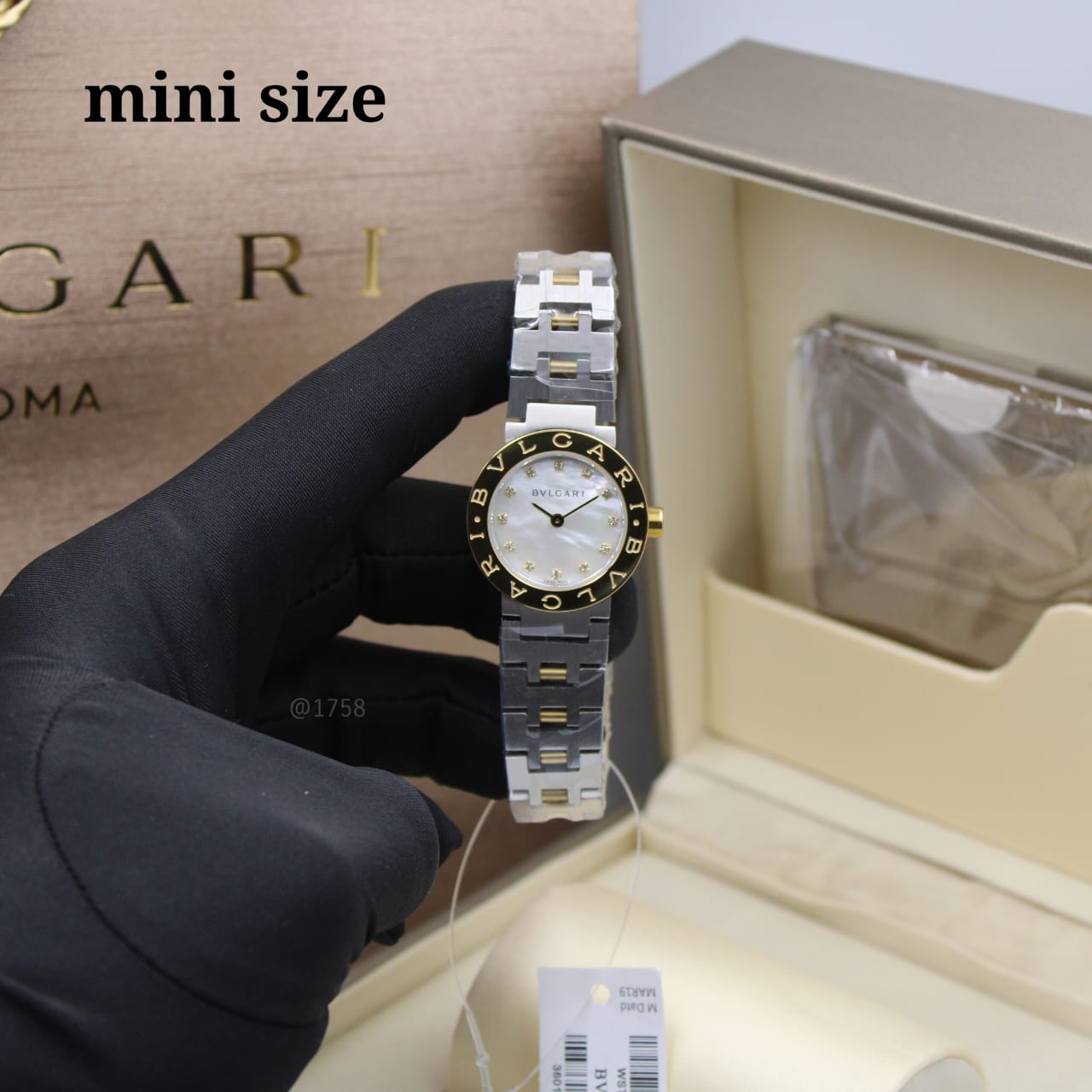 BVLGARI BVLGARI Lady (Two-Tone Silver & Gold / Mother of Pearl)
