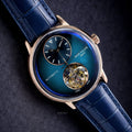 Patek Philippe Complications Regulator Tourbillon (Teal Blue Dial / Blue Strap)