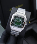 Cartier Santos de Cartier Large Model (Green Dial)