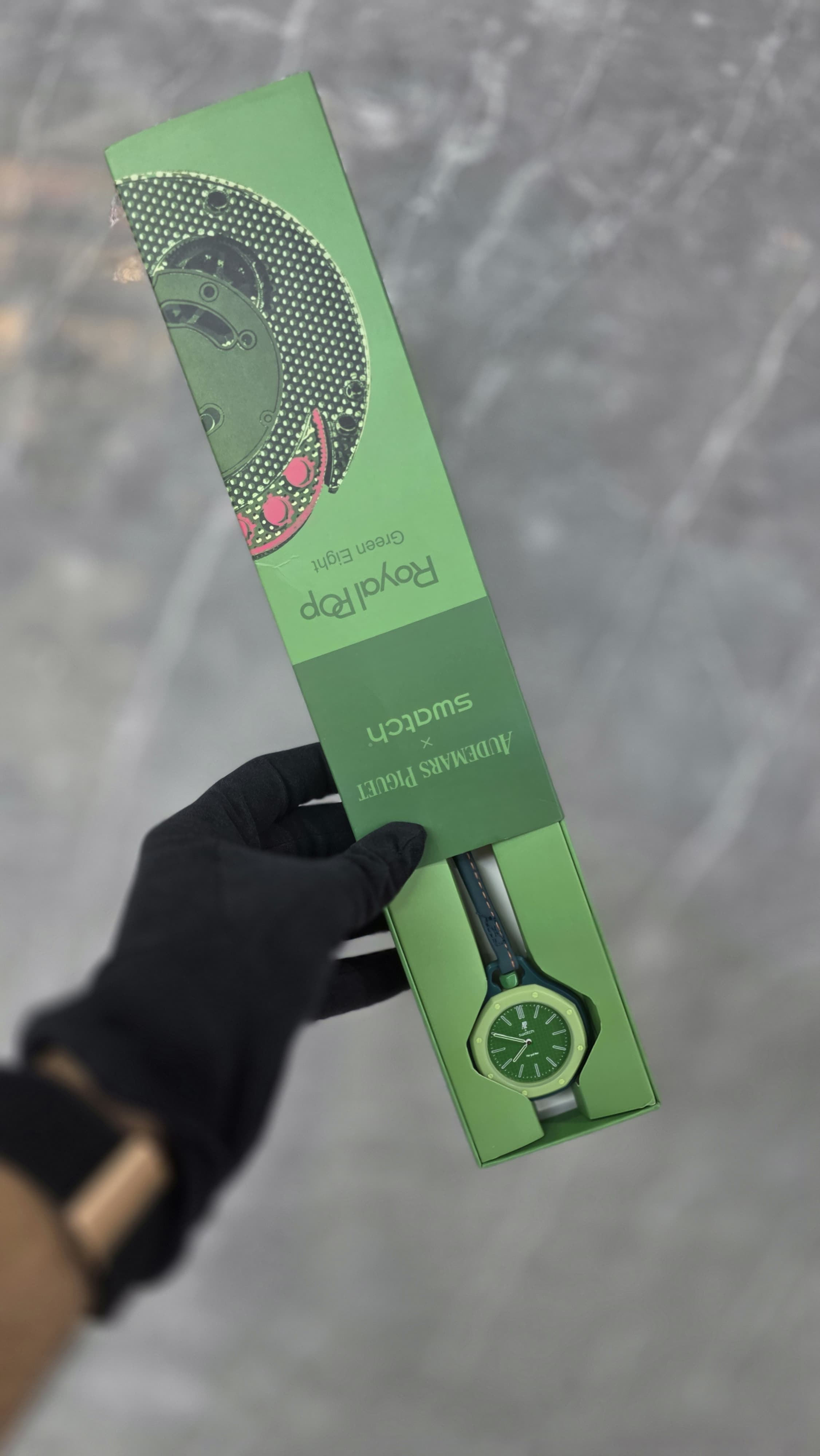 Audemars Piguet × Swatch Royal Pop (Green Eight)