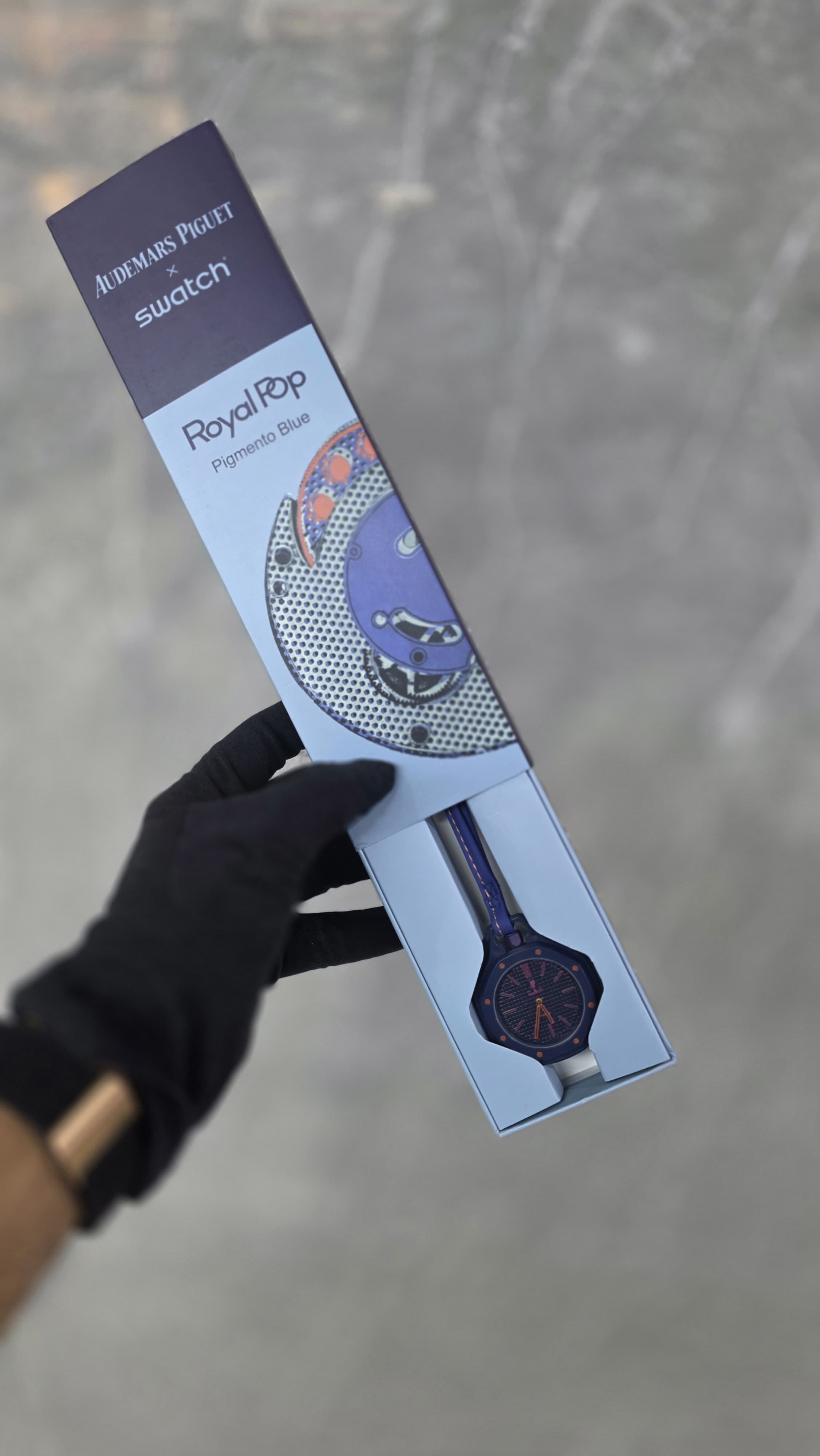 Audemars Piguet × Swatch Royal Pop (Pigmento Blue)
