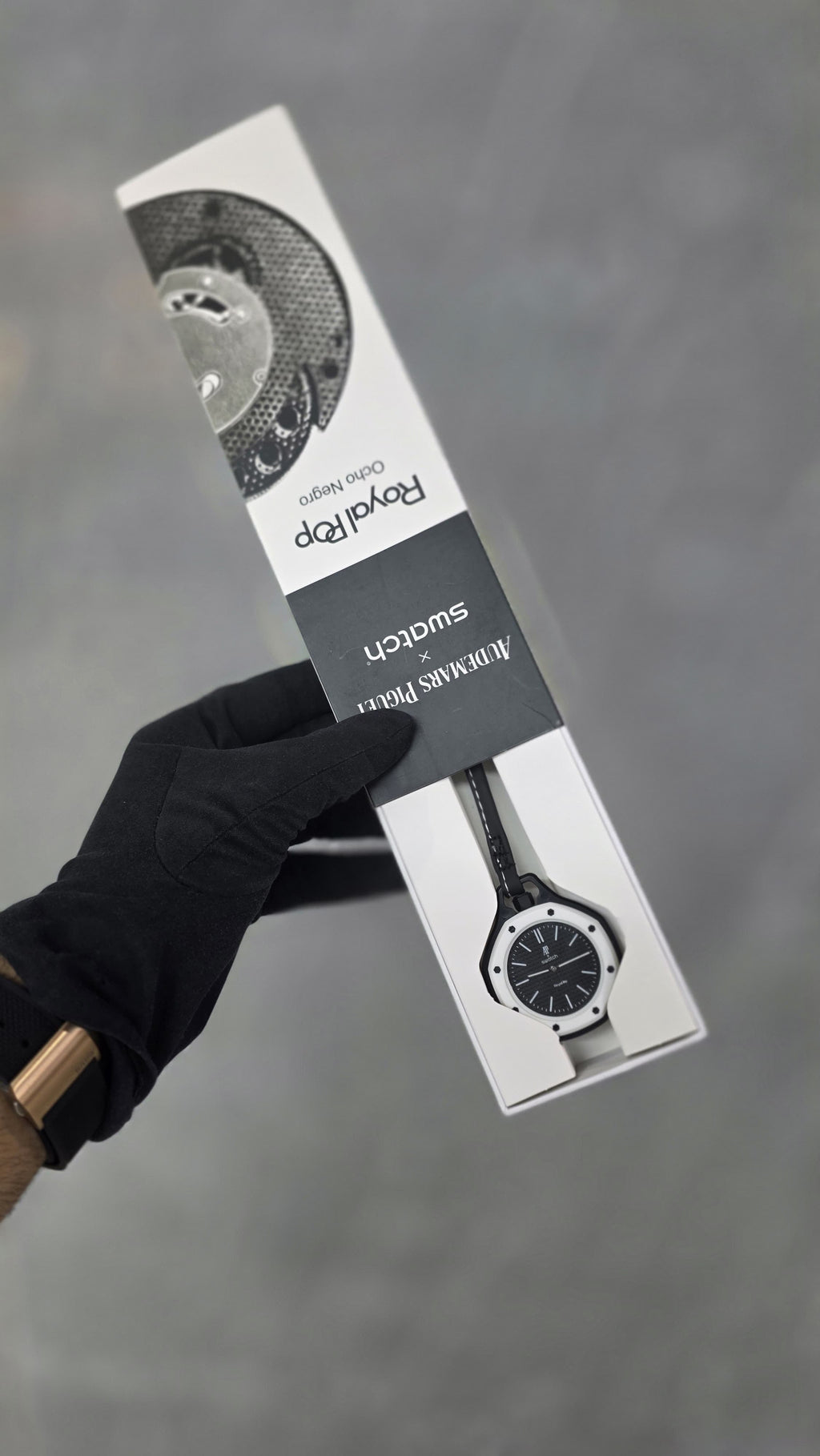 Audemars Piguet x Swatch Royal Pop "Ocho Negro" (Black & White)