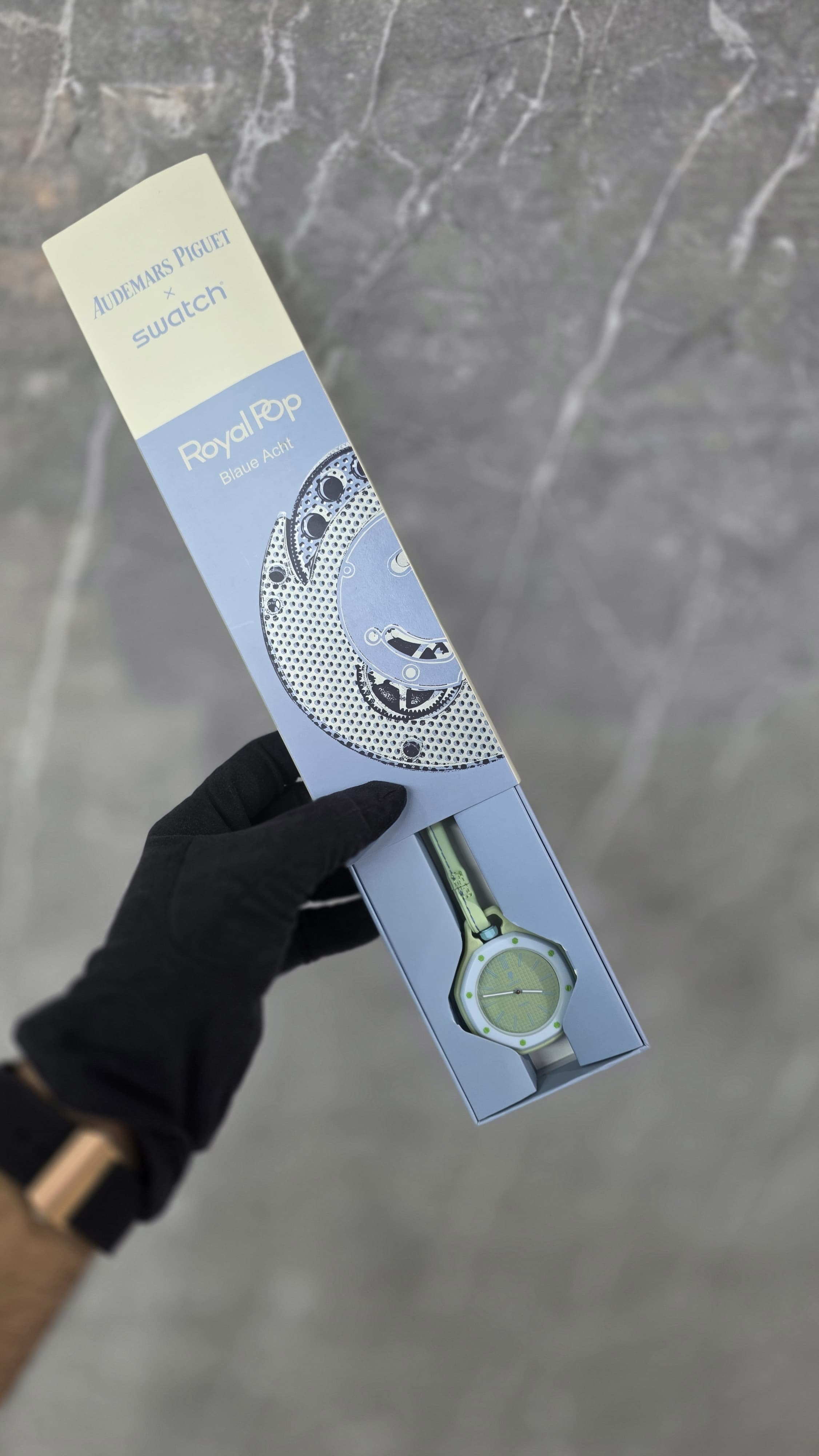 Audemars Piguet × Swatch Royal Pop (Blaue Acht / Light Green)